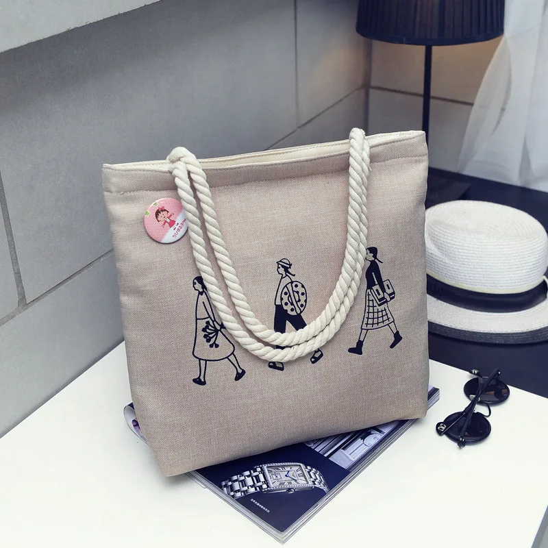 

New Literary and artistic Women Messenger Casual Tote Cavans Fashion Small Shoulder Ladies Girls Handbags Crossbody Bags