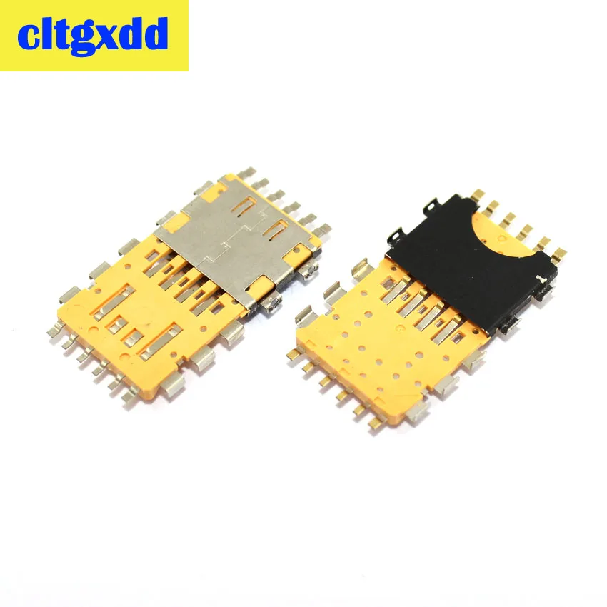 cltgxdd 2pcs Sim card reader holder for Blackberry 9900 9930 9790 9981 memory card socket tray slot module replacenment