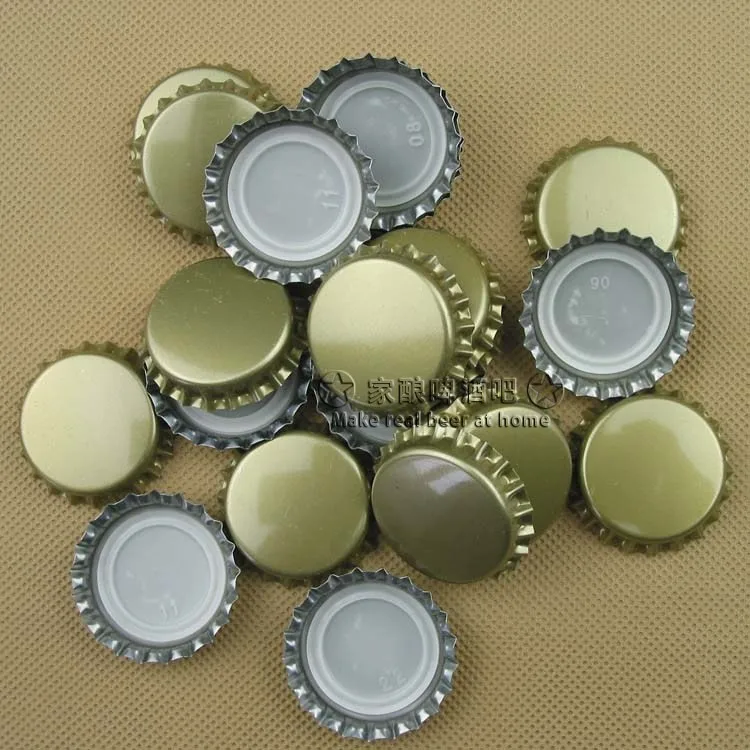 50/pcs/lot or 100pcs/lot Beer bottle cap beer lid for DIY homebrew beer tool Free shipping