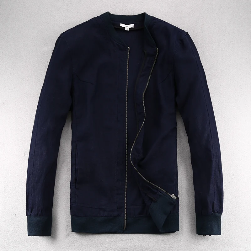 

Italy brand linen jackets men's long casual jackets quality fashion jacket mens pure flax man jackets big size jaqueta chaqueta