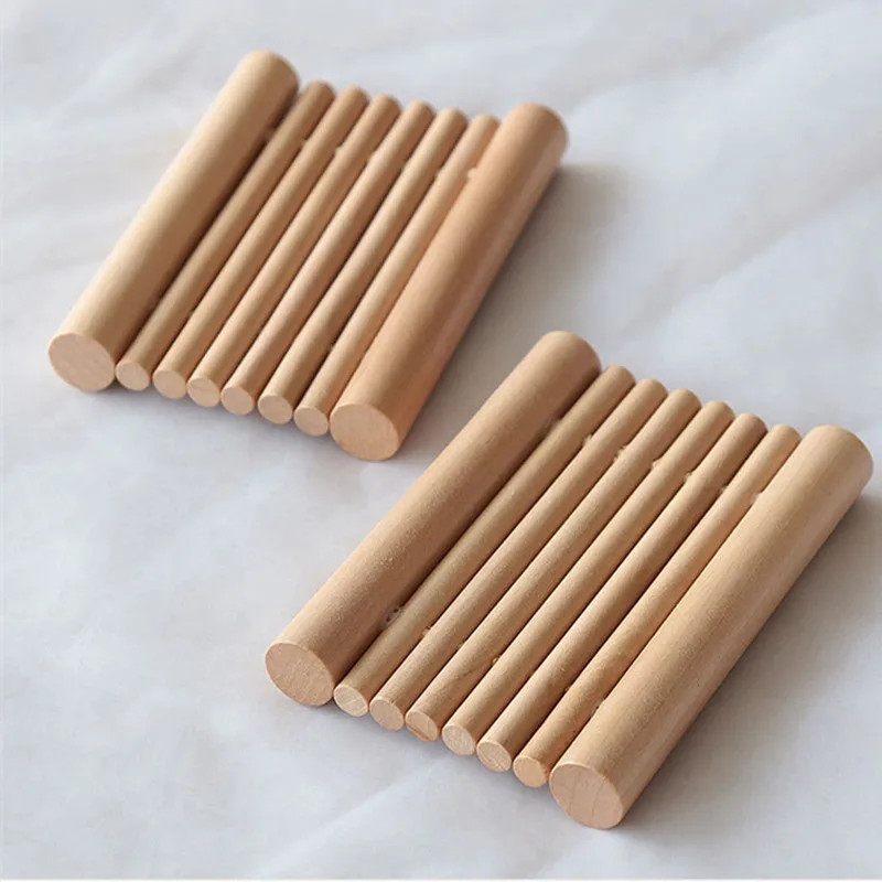 Natural Wood Soap Tray Holder Dish High Quality Shower Wash Soap Dishes For Bathroom Accessories F20173668