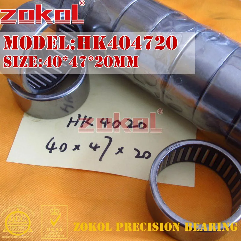 5Pcs/Lot HK404720 4020 Needle Roller Bearing 40*47*20 ZOKOL