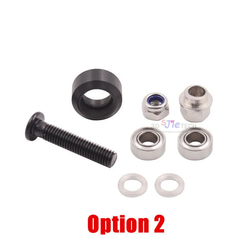 1 set Openbuilds Xtreme Mini V Wheel kit  color black / clear for V-slot linear rail/C-Beam Rail/3D printer parts