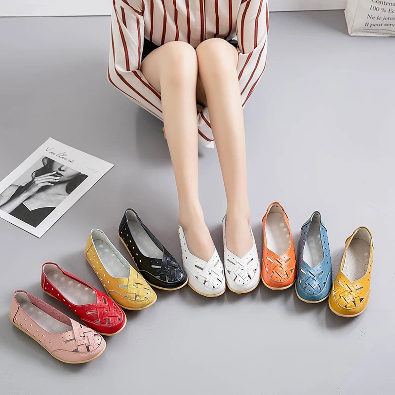 

Женская повседневная обувь на плоской подошве, кожаные туфли-оксфорды, женские кроссовки высокого качества, женские лоферы, мягкая обувь для мам, большой размер 35-44