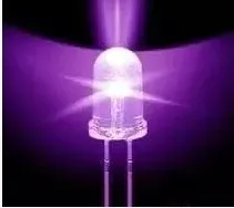 

5MM LED Light-Emitting Diodes White Glow Purple Light Highlighted Luminous Tube