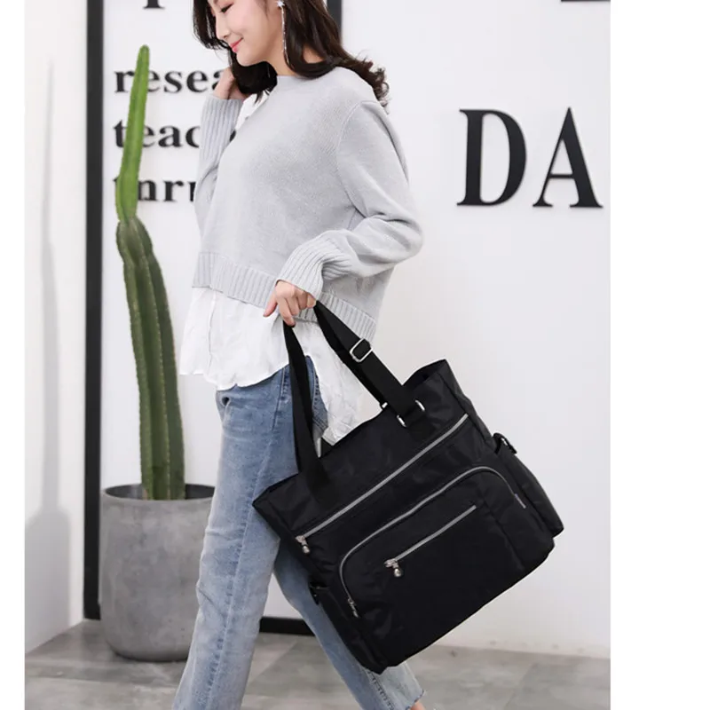 Bolsa de lona feminina, bolsa de ombro leve para mulheres, bolsa de lona de ombro para mulheres, bolsa balde de alta qualidade