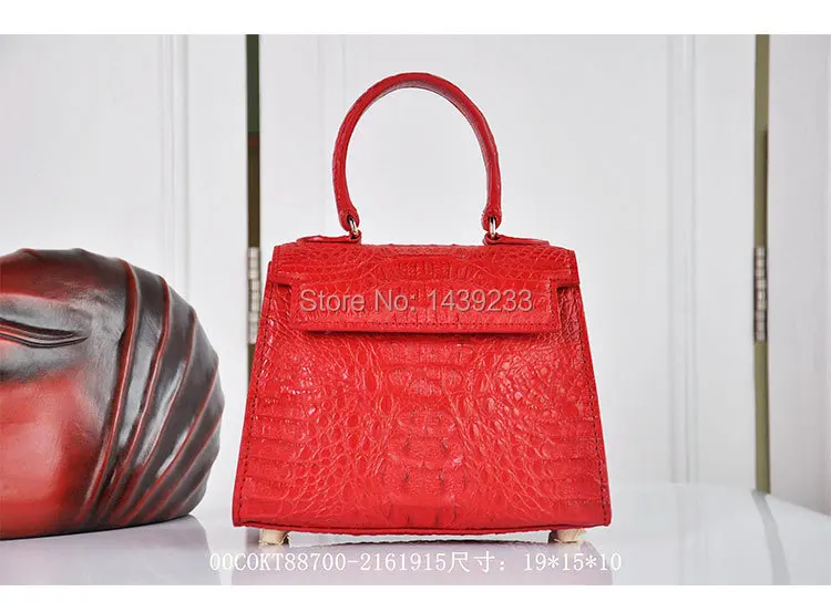 100% genuine crocodile skin  leather  women handbag, Crocodile Skin Small Size Women Shoulder /Cross Body Bag