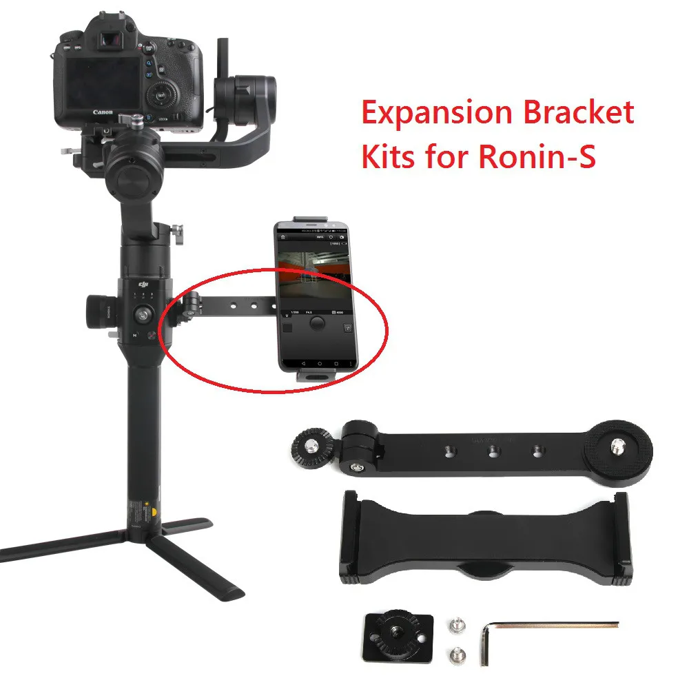 Expansion Bracket Kits for DJI Ronin-S Gimbal Stabilizers Holder Smartphone Tablet Crystalsky Monitor