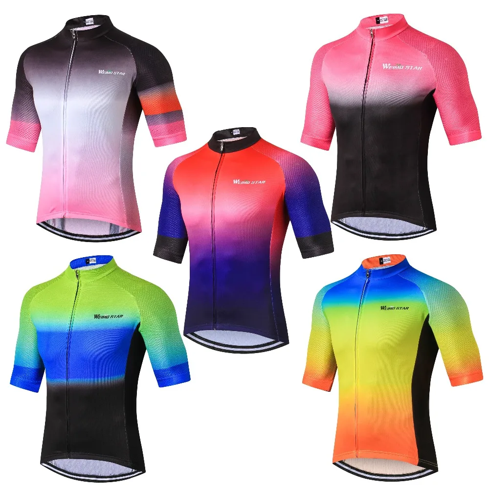 Cycle Jersey Men 2019 Cycling Jersey bike clothing bicycle top Ropa Ciclismo maillot MTB jersey Racing Sport T-shirts Red Green