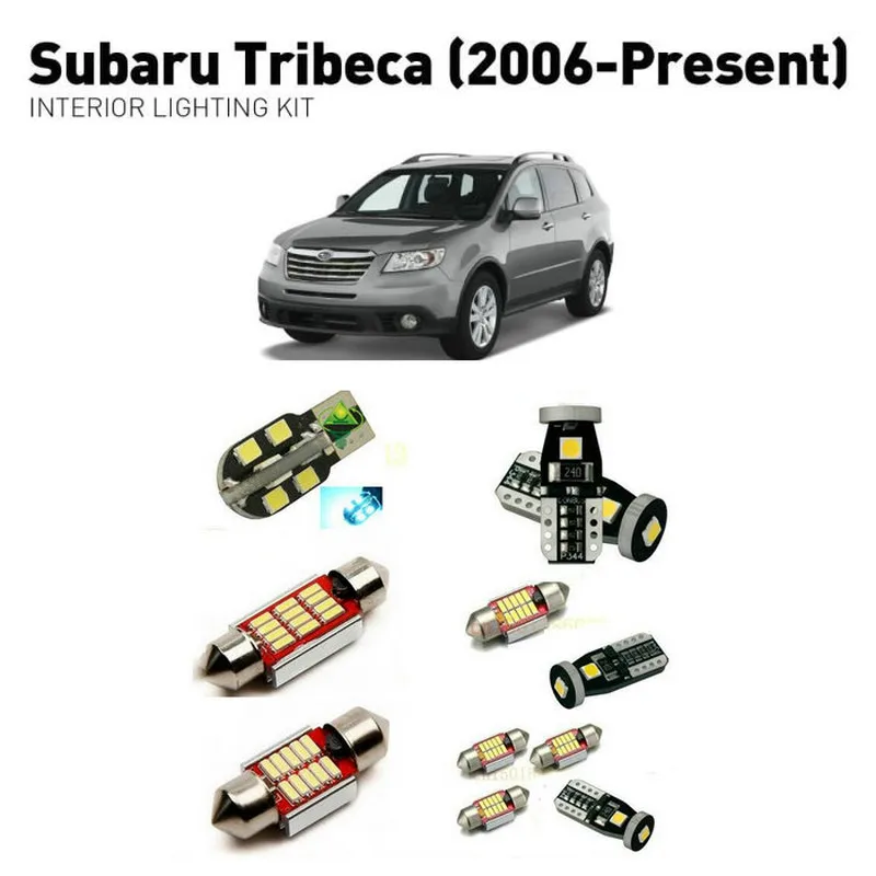 

Led interior lights For Subaru tribeca 2006+ 13pc Led Lights For Cars lighting kit automotive bulbs Canbus