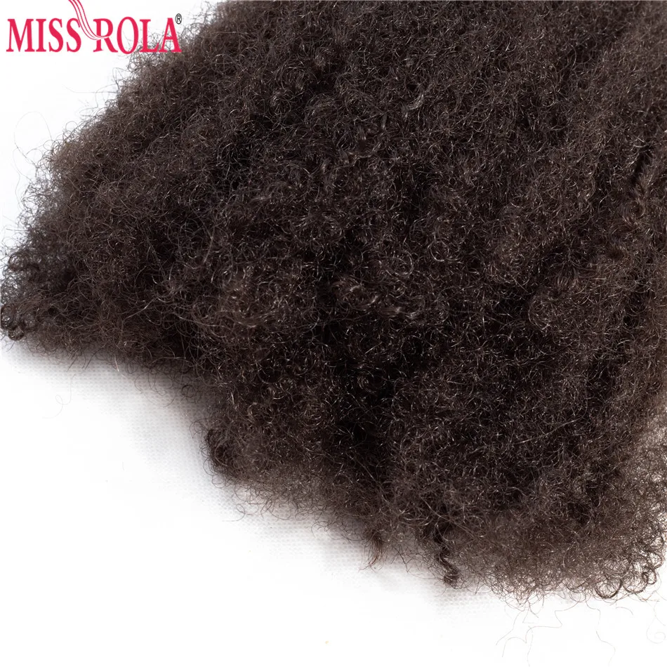 Fräulein Rola Synthetische Afro Verworrene Lockige Haar Extensions 2 teile/los Reine Farbe Häkeln Braid Haar Groß 85g 12 zoll – Detail 5