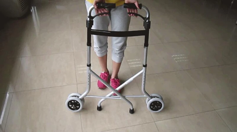 HANRIVER The new type of home - type elderly light fold-folding aid for walking walkers with wheelchairs and wheelchairs