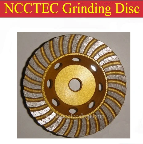 

4'' NCCTEC Diamond Turbo grinding DISC for Brazil | 95mm Concrete granite floor grind CUP wheel | Hot press Sintered M14 thread