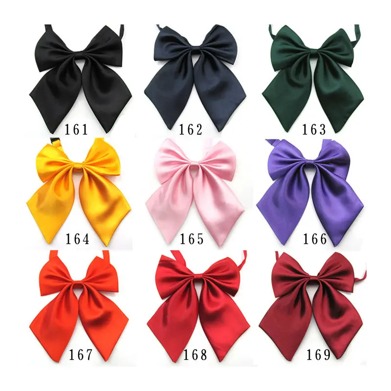 NEW Classic Fashion Bowtie Corbatas Ajustable solid pajarita mariposas mariposa de las mujeres de la pajarita del Envío Libre