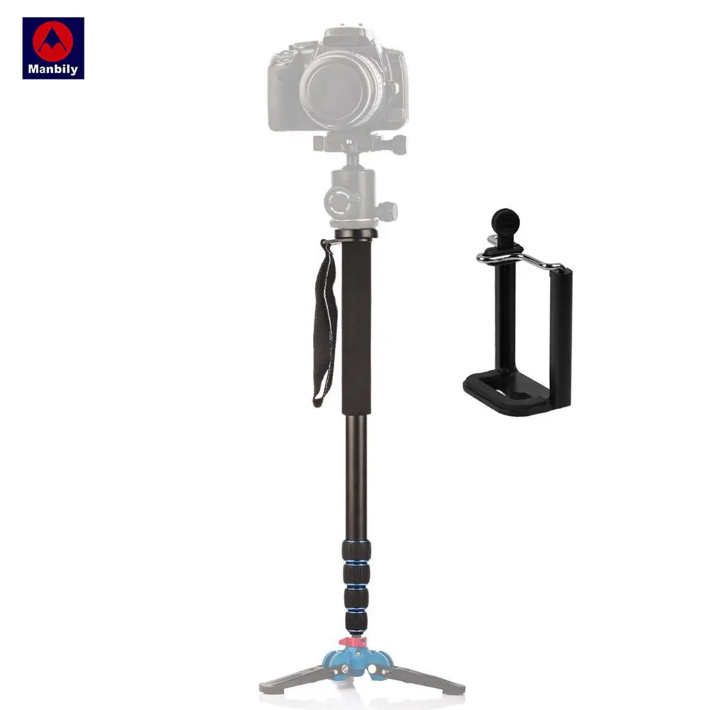 

Manbily A-222 Portable Professional DSLR Camera Travel Monopod Tripod Stand Video Monopod 165cm for Canon Nikon Sony DV Phone