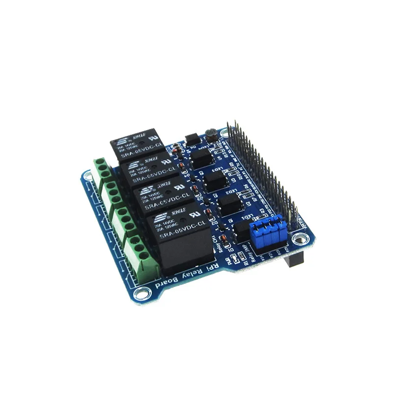 4-Channel raspberry pi relay Shield Module extension board for Raspberry Pi A+/B+/2 B/3B