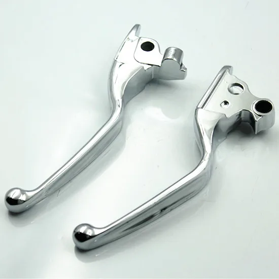 Chrome Clutch Brake Levers for Harley Electra Glide Road Glide Road King Tri Glide Street Glide FLHX 2008-2013 2014