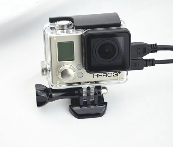 Protective Housing Case Open Side protector Shell Cover Skeleton with Lens for Gopro Hero 3+ 4 Accessories Go Pro FPV HDMI