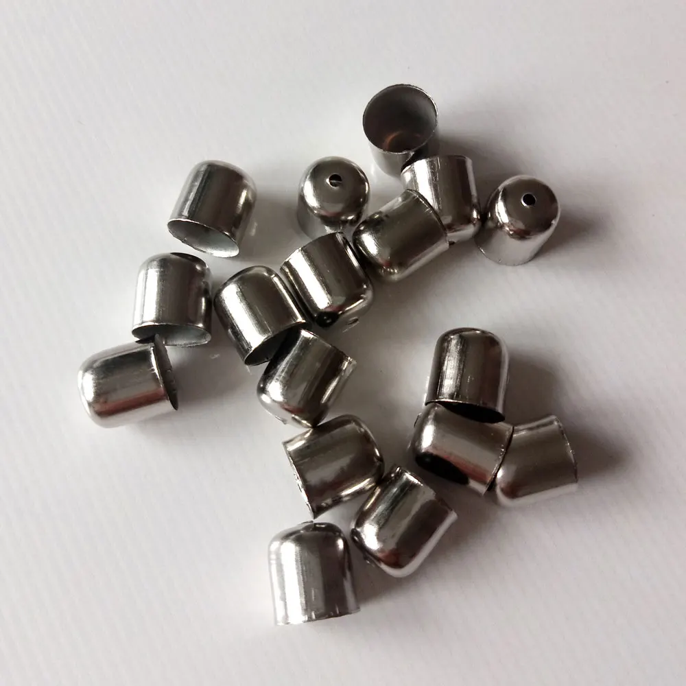 

500pcs Metal End Cord Fitting Clasps Hooks Crimp End Beads Caps Jewelry Material Charms Jewelry Making DIY Jewelry Accessories