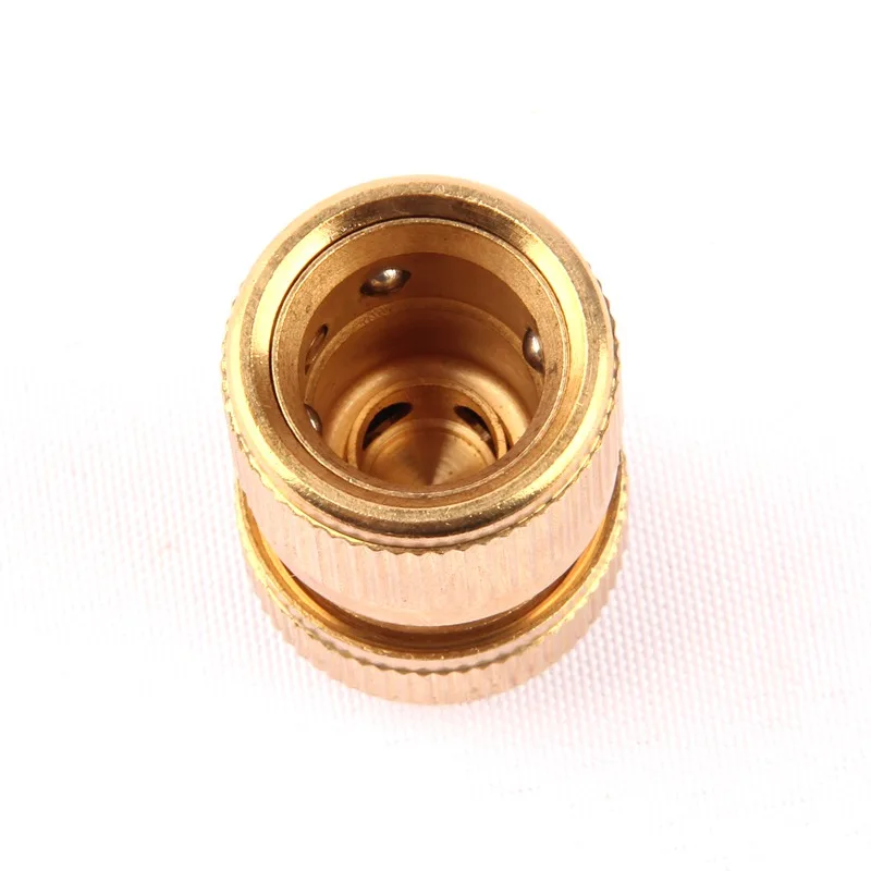 100% Copper G 1/2'' Water Hose Backflow-Proof Quick Connectors Brand New Garden Irrigation Pipe/Tube Joint Water Gun Fittings