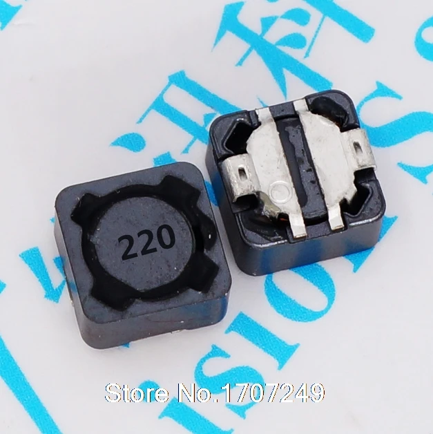 10pcs/lot 7*7*4 22UH Power shielding inductance SMT SMD Patch Shielding Power Inductors M92 (Marking: 220)