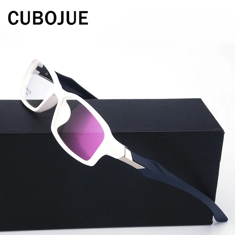 Cubojue White Reading Glasses Men Women Anti Blue Light 0 +100 150 200 250 300 350 TR90 Eyeglasses Frame Male Diopter 18g