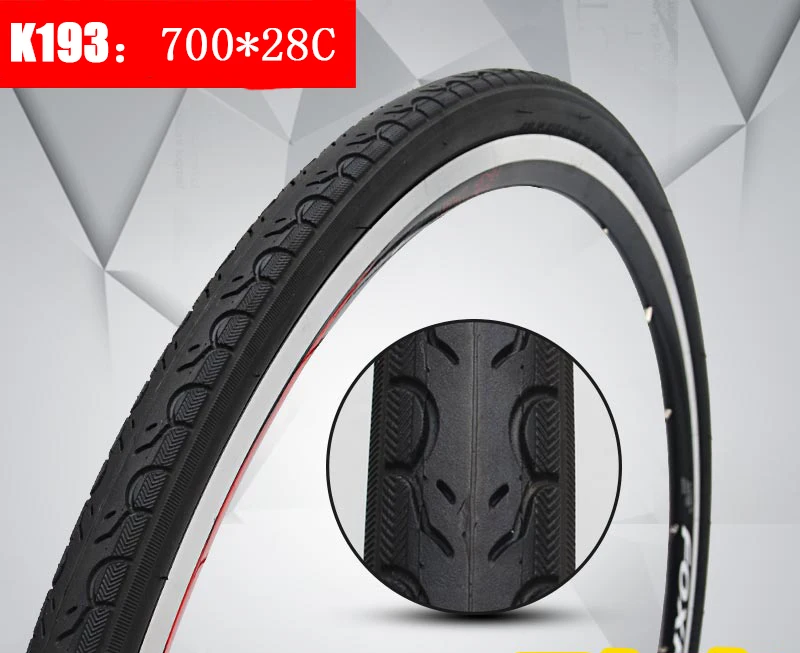 700*25C 28C 32C 35C 700*40C 30 TPI K193 Min50 Max85 PSI Road Bike Bicycle Tire for Fixed Gear Road Bicycle Cruiser Bike