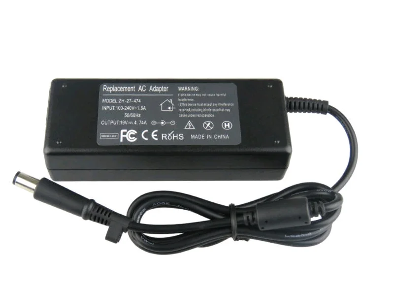 

19V 4.74A 90W Laptop AC power adapter charger for HP PPP012H-S 6710b 6715b cq40 cq45 dv4-1000 dv5-1000 etc