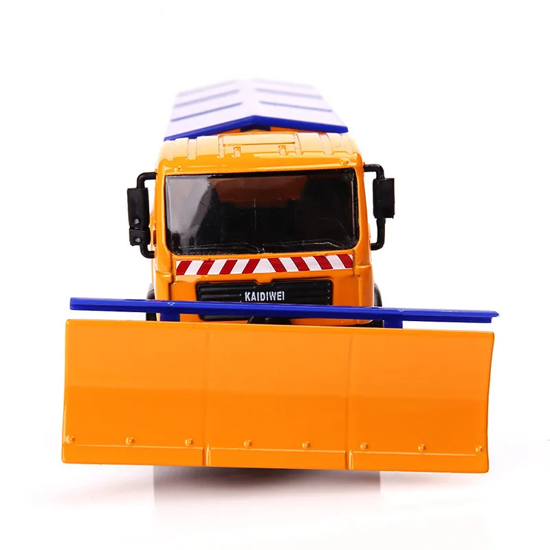 High quality 1:50 shoveling snow alloy model,die casting engineering transport car model,children's fine gift collection