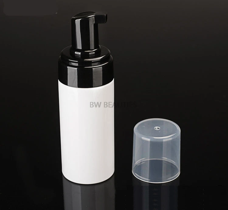 100pcs/lot 200ML foaming PET bottle DIY foam bubble blister empty PET plastic pump bottles container for cosmetic