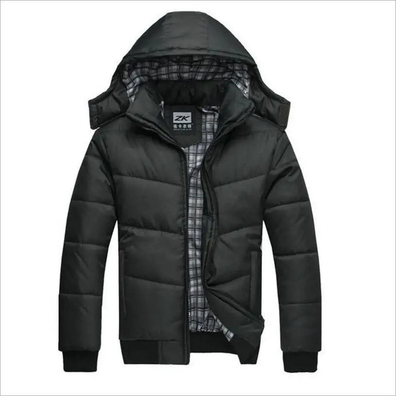 HOT New 2023 Brand Jacket Men Winter Jacket Big Size M-4XL New Arrival Casual Slim Cotton With Hooded Parkas Casaco Masculino