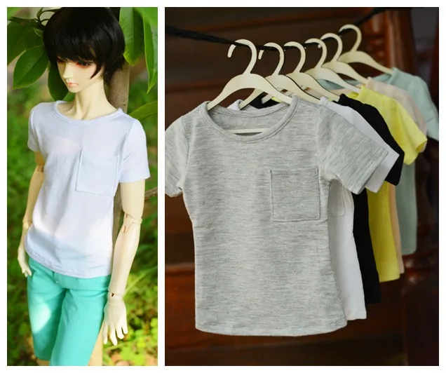 

1/3 1/4 scale BJD clothes Short-sleeved T-shirt doll accessories for BJD/SD.Not included doll,shoes and other accessories NO0571