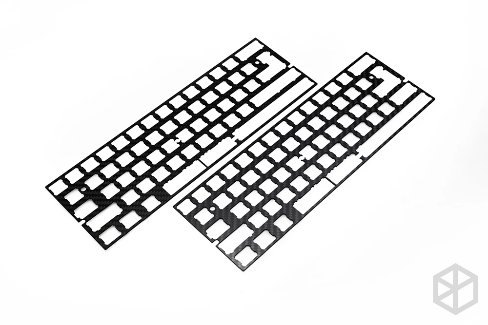 60% Aluminum Mechanical Keyboard carbon fiber plate support xd60 xd64 3.0 v3.0 gh60 support split spacebar 3u spacebar