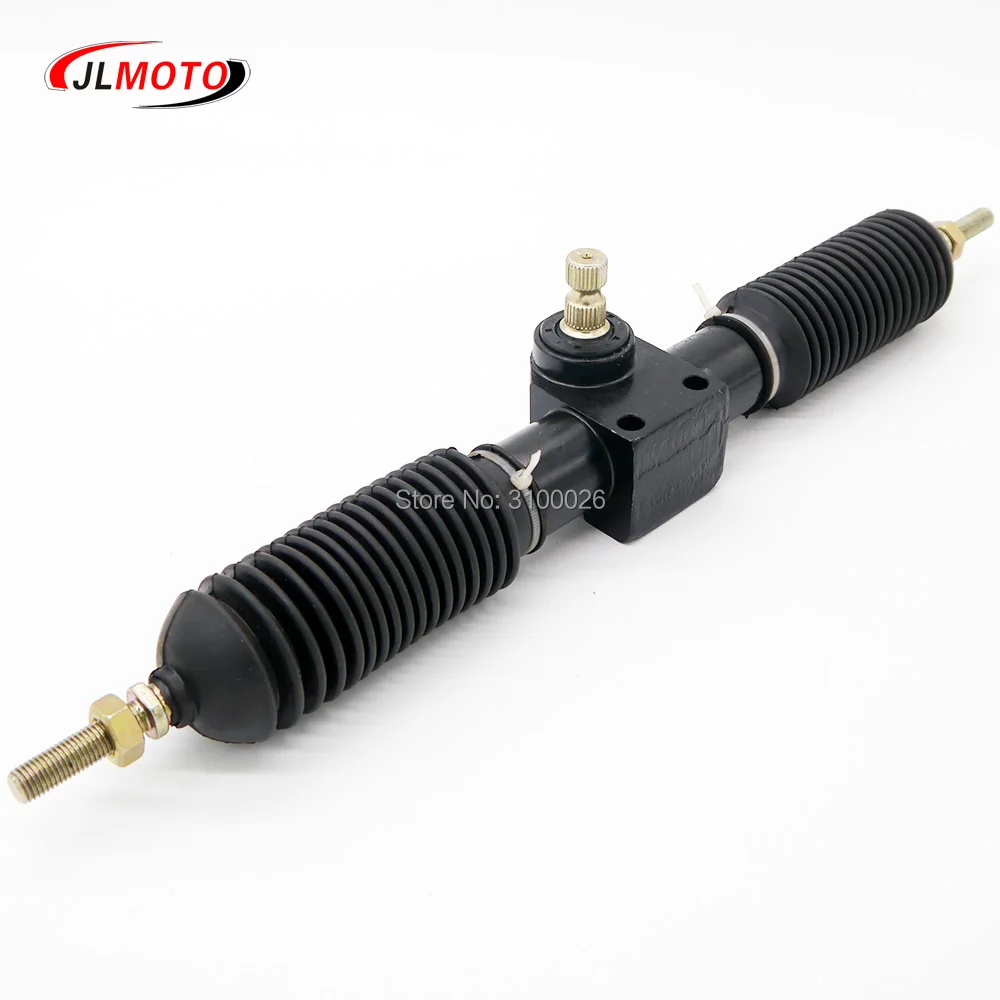 

460mm M10 Full steel Power Steering Gear Rack Pinion Assy Fit For DIY China Golf Go Kart Buggy Karting ATV UTV Bike Parts