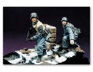 

1/35 model kit resin kit soldiers in winter 112