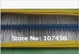

Free shipping 1000pcs Resistors 5.1K Ohms 1/4W 1% Metal Film Resistor