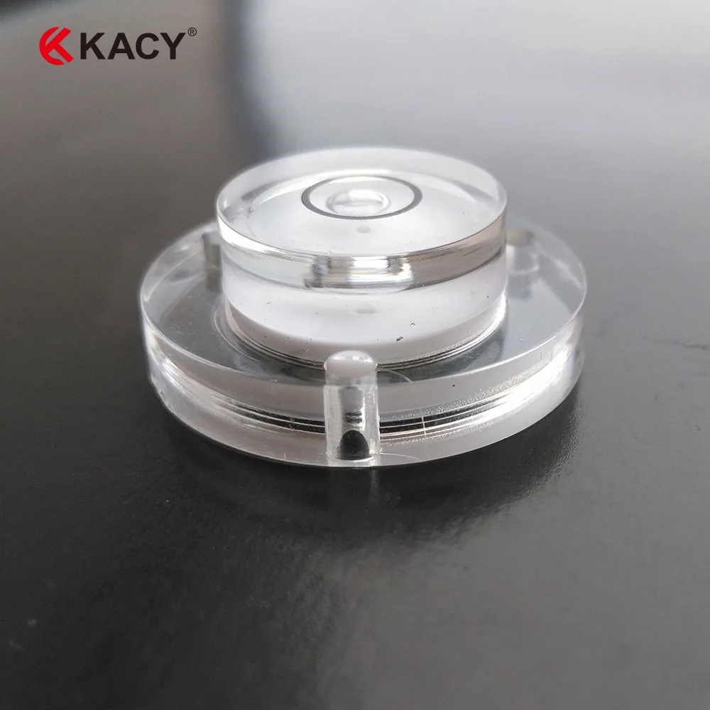 KACY 2 pz/lotto Livello di Spirito Bolla Rotondi del Cerchio Circolare con Fori di Montaggio Rv Camper