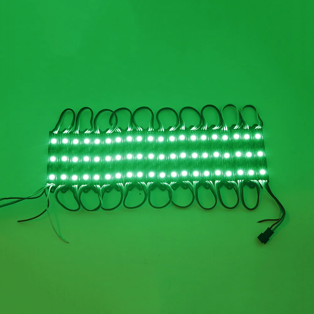 20PCS LED Module WS2811 DMX 3LED DC12V LED Garden Light SMD5050 RGB Waterproof LED Pixel Digital Module String Light black/white