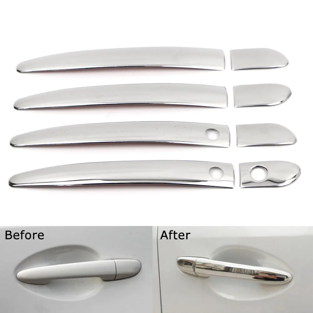 Door Handle Cover For Mazda CX-4 CX-5 2 3 6 Atenza Axela Stainless Steel Trim Bezel With Smart Keyhole