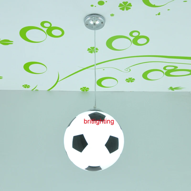 Playground Football Children's Room Pendant Lamp Hanging Concise Decoration Bedroom Modern Pendant Lights Basketball Chandelier