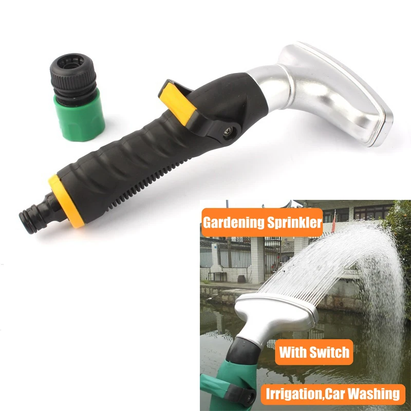 1Set Hi-Quality Fan-Type Water Gun Garden Irrigation Lawn Flower Watering Sprinkler Nozzle High Pressure Car Wash Shower