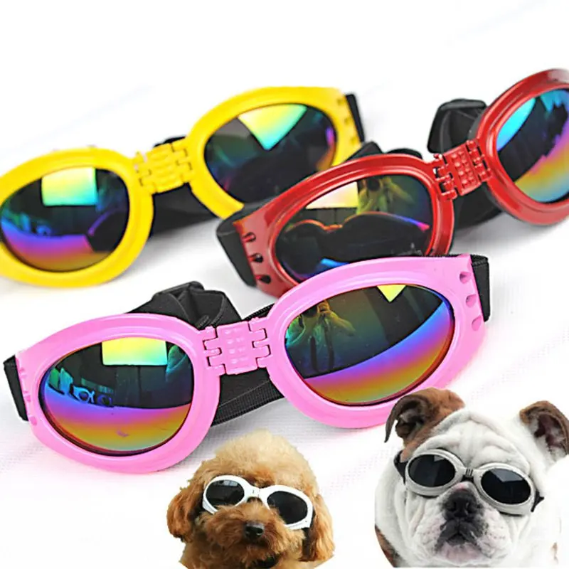 Foldable Pet Dog glasses medium Large Dog pet glasses Pet eyewear waterproof Dog Protection Goggles UV Sunglasses