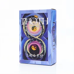 78pcs/set Aleister Crowley Thoth Tarot cards portable size board game card set Chinese