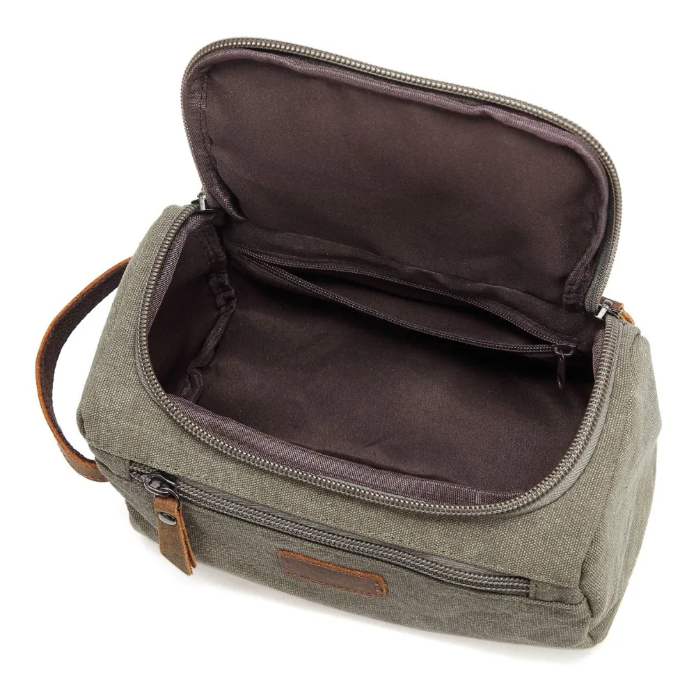 Wasserdicht Tragen Männer Kosmetik Make-Up Box Tasche Reise Veranstalter Leinwand Große Notwendigkeiten Männlichen Eitelkeit Fall Waschen Kulturbeutel – Detail 3