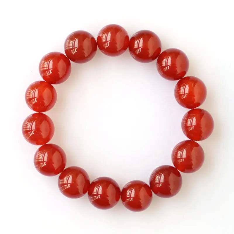 4-20mm Natural Women Bracelets AAA Red Agates Bracelet Natural Stone Beads Female Jewelry Bracelet Women Girl Gift