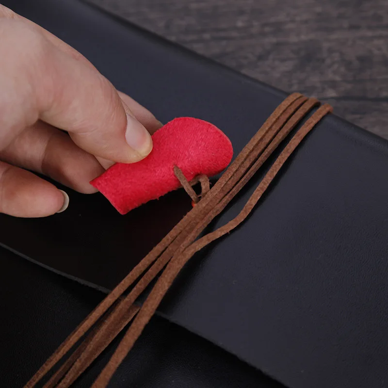 5/10/12 Inch Vintage PU Cover Photo Albums Love Heart Rope Bundle Travel DIY Baby Birthday Gifts Young Memory Book Black Sheets