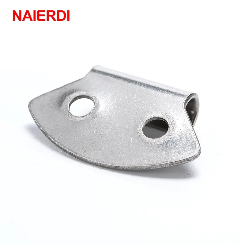 NAIERDI J107 Hardware Cabinet Boxes Spring Loaded Latch Catch Toggle Hasp 46*21 Mild Steel Hasp For Sliding Door Simple Window