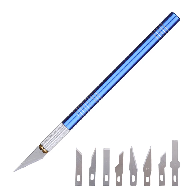 10pcs/lot DIY Craft Artwork Cutting Knife Hobby Engraving Carving Knife Chiseling Model Repairing Sculpture Knife