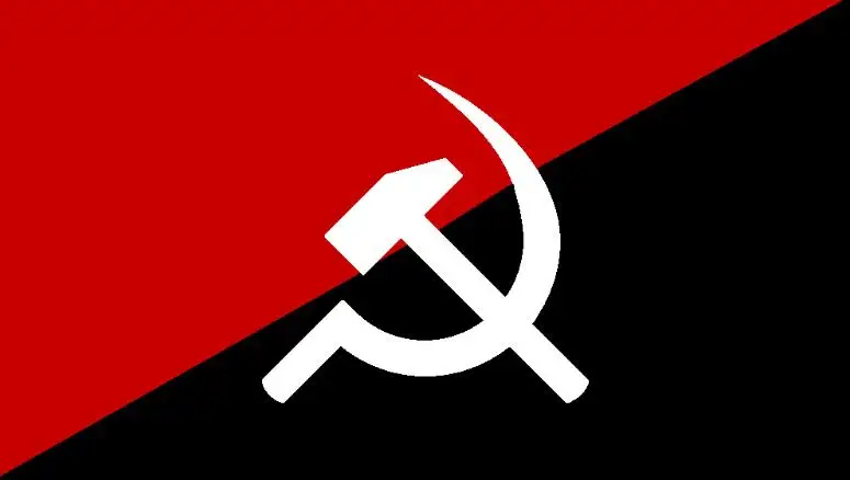 communist flag with Anarchy Anarcho flag 3x5ft banners