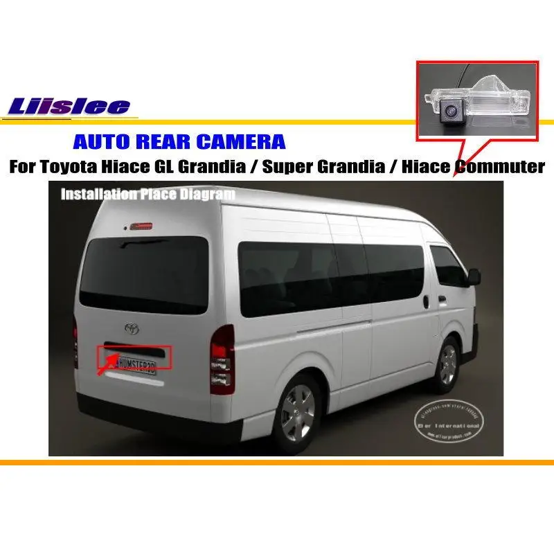 For Toyota Hiace GL Grandia Super Commuter Car Rearview Rear View Camera Parking AUTO HD CCD CAM Accessories Kit